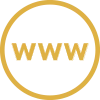 Icône lien vers un site web externe